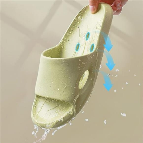 Quick Dry Shower Shoes Non Slip Bathroom Pool Gym Slides for Men and Women - Picture 3 of 7
